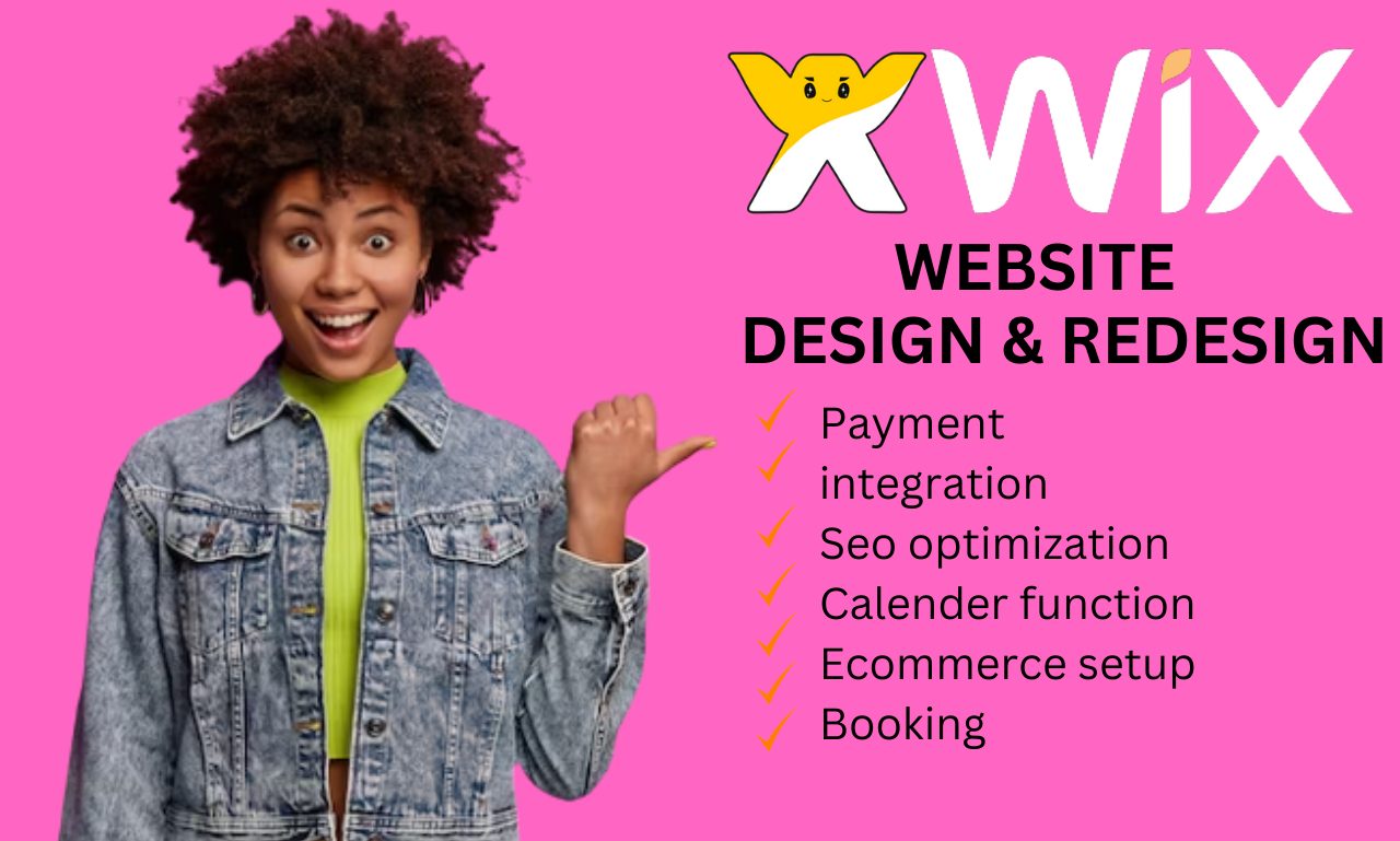 278886I will do wix website design, wix website redesign, wix website design, wix rede